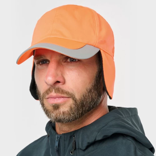 WKP122 | Cappellino invernale 6 pannelli fluorescente