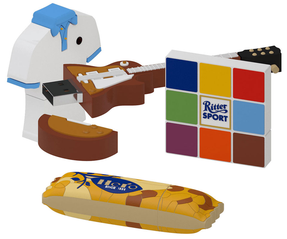 Chiavette usb a forma personalizzata 2D