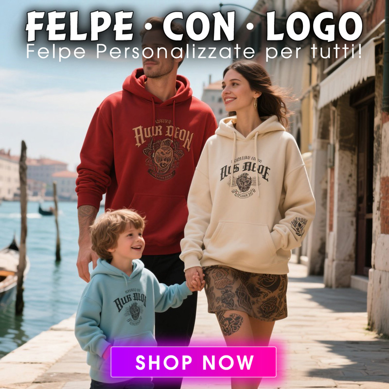 Felpe personalizzate con logo